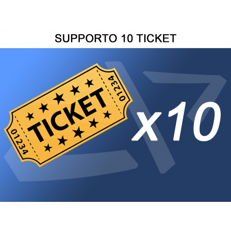 Pacchetto supporto Argento (25 ticket)