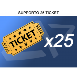 Pacchetto supporto Oro (50 ticket)